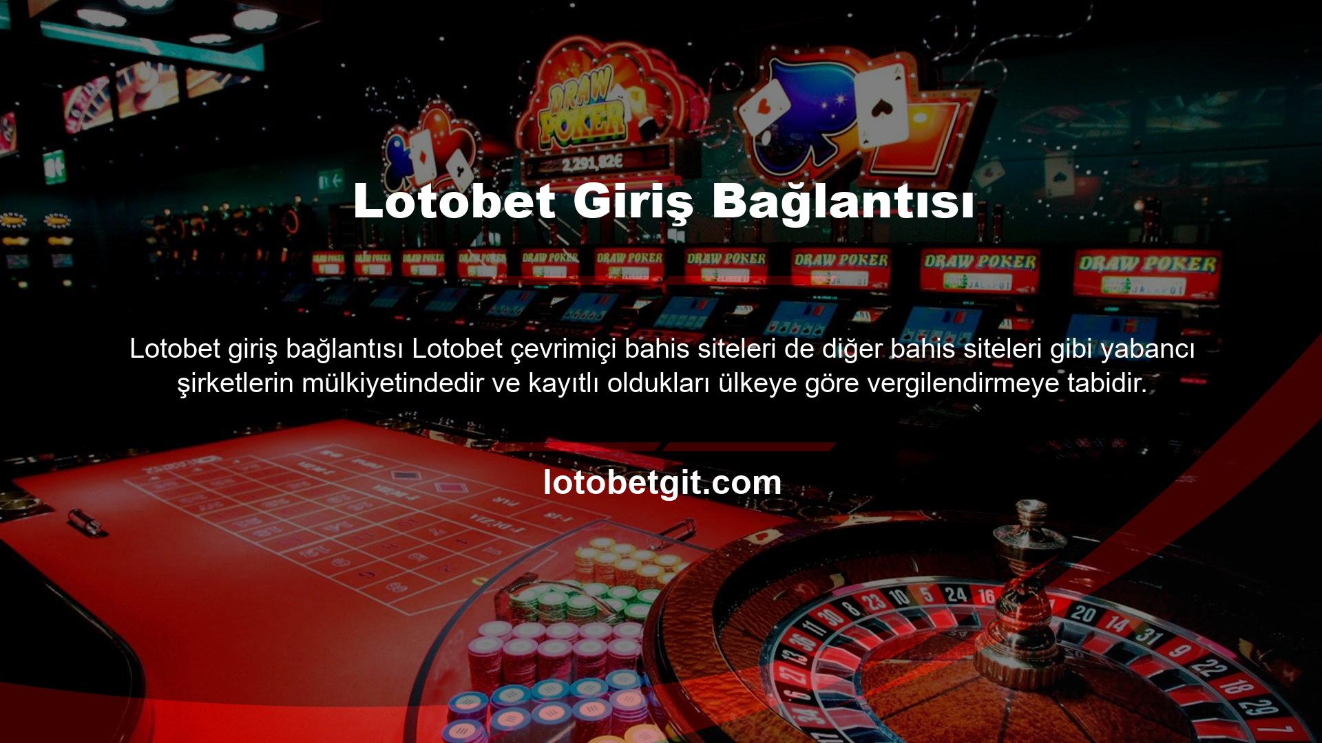 Bu sebeplerden dolayı tüm online casino siteleri gibi yasa dışı sayılan Lotobet bahis hesabı, tespit edilmesi halinde askıya alınacak ve kapatılacaktır
